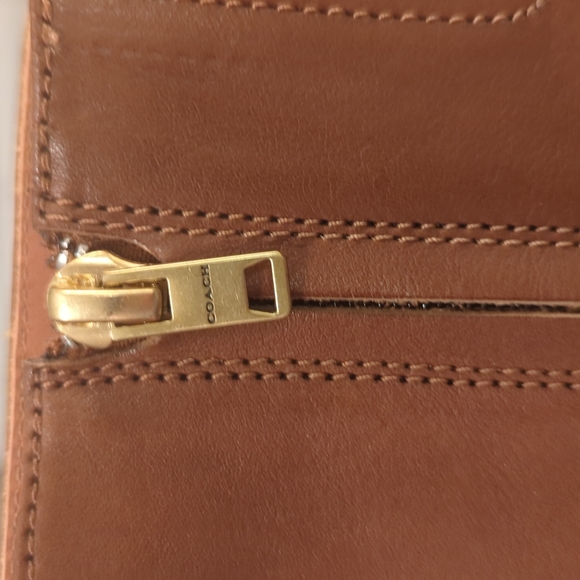 SOLD NWOT Coach Tall Brown Zip Up Leather Riding Boots - Picture 14 of 14